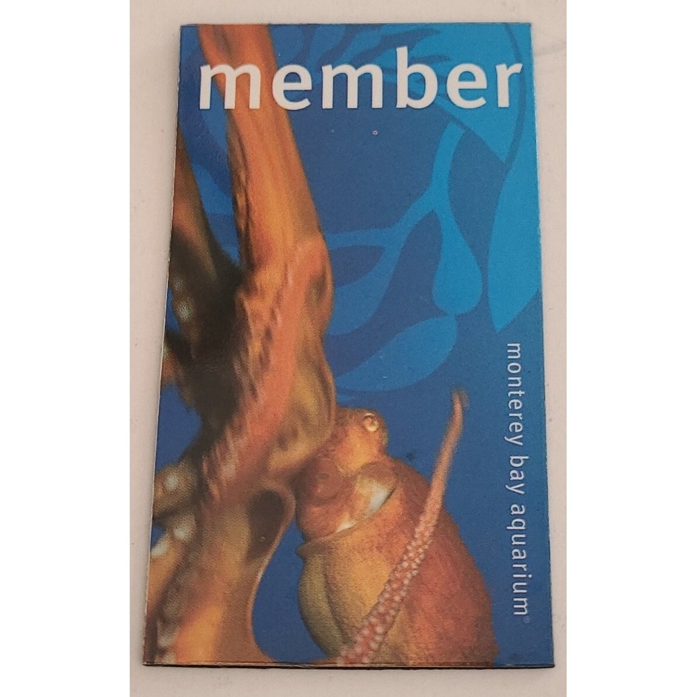 Montery Bay Aquarium Member Souvenir Refrigerator Magnet